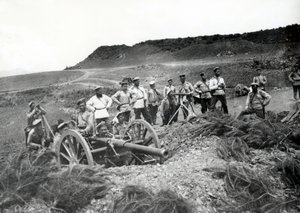 Tropas rusas durante la guerra ruso-japonesa, 1904 de Russian Photographer
